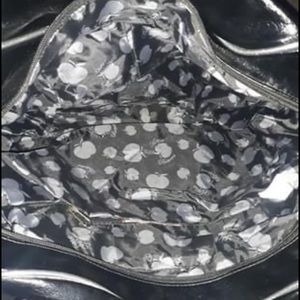 Black & Silver Apple bottom Purse